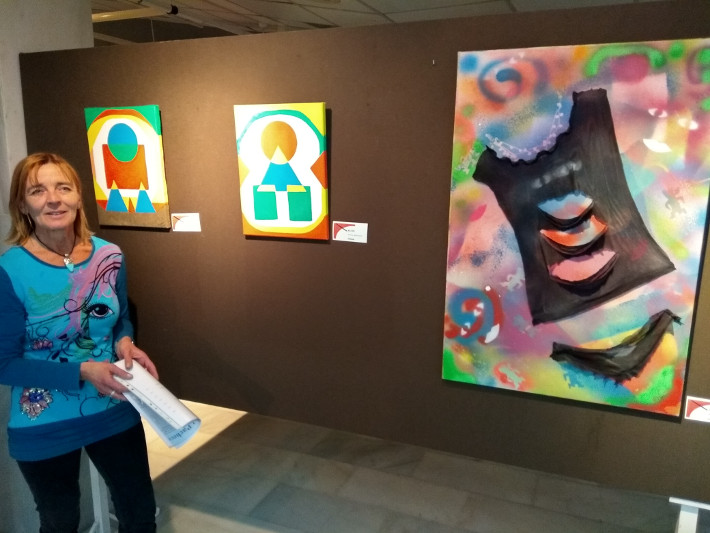 Los artistas  Manuel J Pacheco y Simone exponen en la Casa de la Cultura de Almuñécar